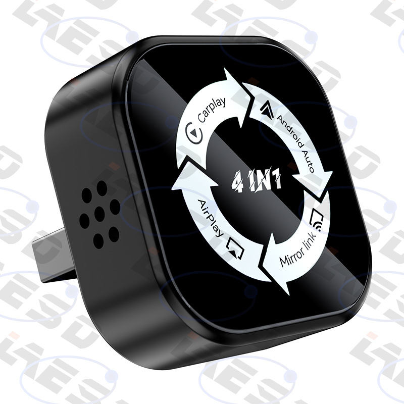 Cross-Border Best-Selling 4-in-1 Wireless Carplay Module, Smart Car System, Smart Mirror Screen Projection, Carplay Box