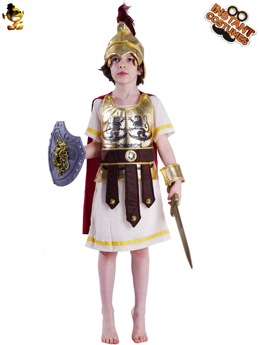 Mercancía transfronteriza de Halloween Cosplay ropa niño dominante poderoso Pequeño Guerrero niño general traje