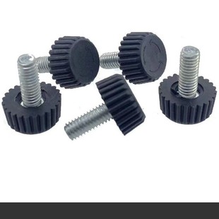 M5M6 Knurled Adjustment Feet 18mm Adjustable Support Feet Furniture Shelf Foot Pads Sofa Coffee Table Anti-Slip Heightening Pad