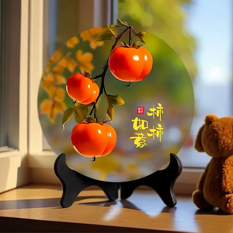 [Толстая модель] Хурма Руи О ornament Современная декоративная живопись офисный настольный порог винный шкаф установка отличный подарок