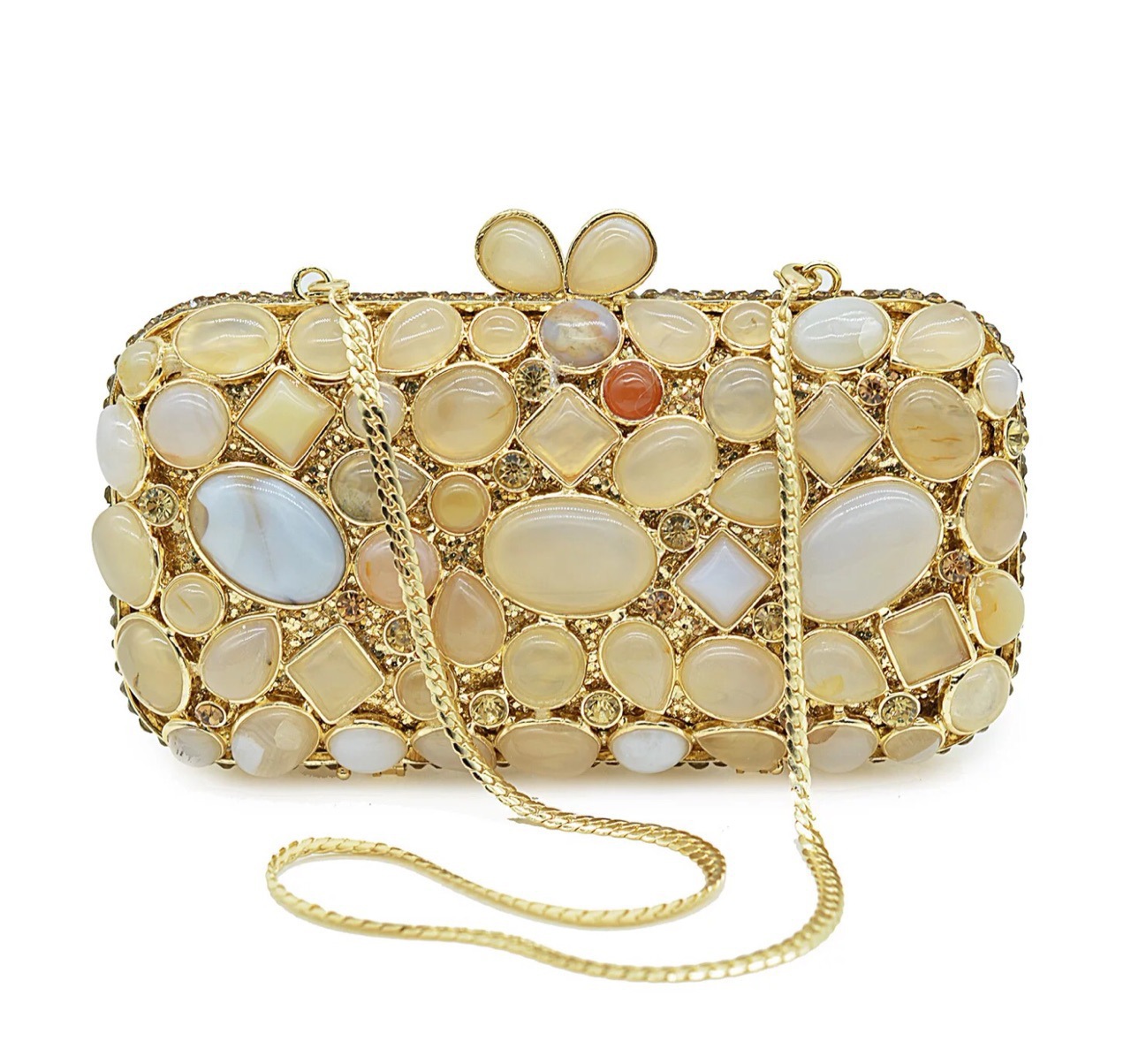 Agate bolsa suministro transfronterizo ágata turquesa diamantes bolsa de cena europea y americana diamantes de agua bolsa de piedra preciosa