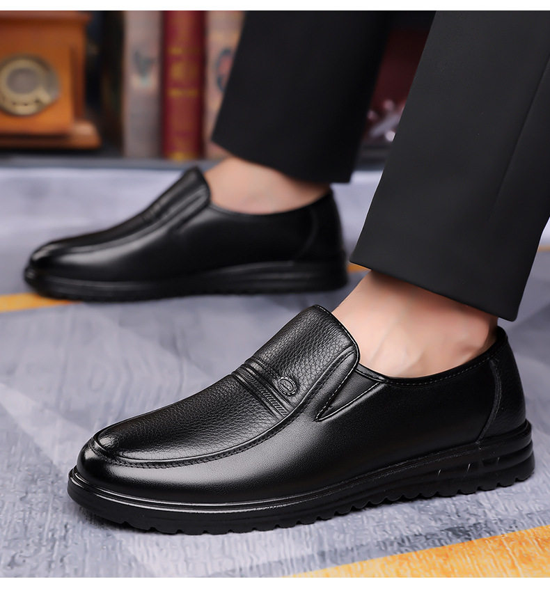 Giày da nam kiểu lười đa năng, gót thấp 1–3 cm, phù hợp đi làm và dạo phố — CS9106 Màu nâu, CS9106 Màu đen chi tiết 15