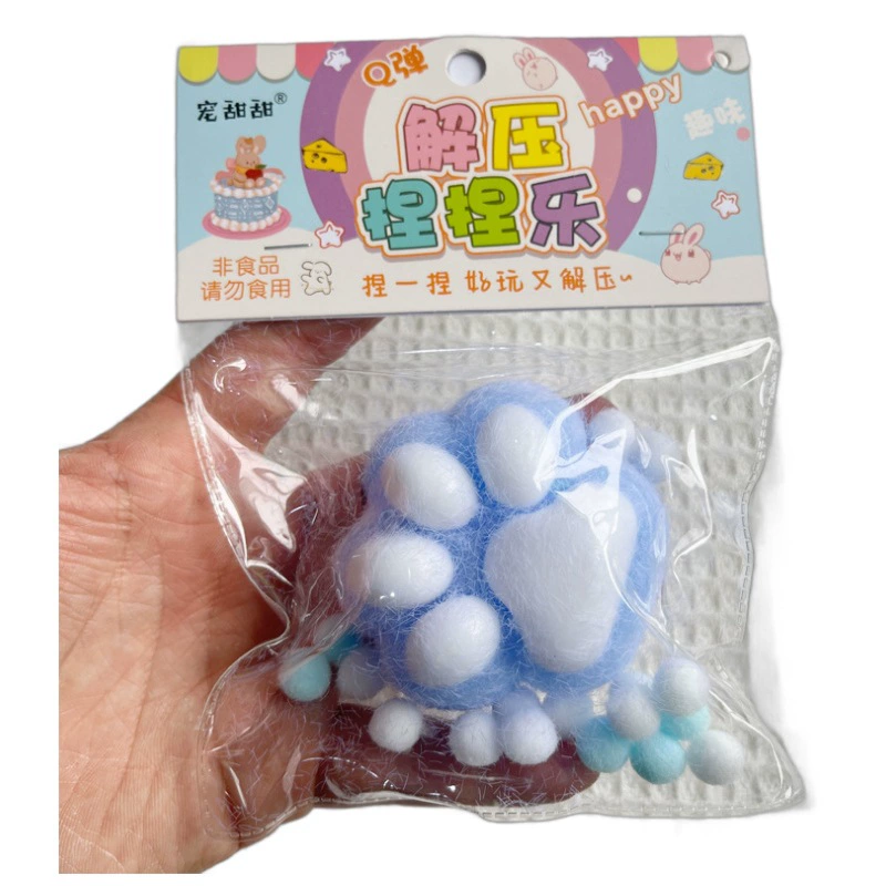 Soft plush realistic slime, toy, anti-stress