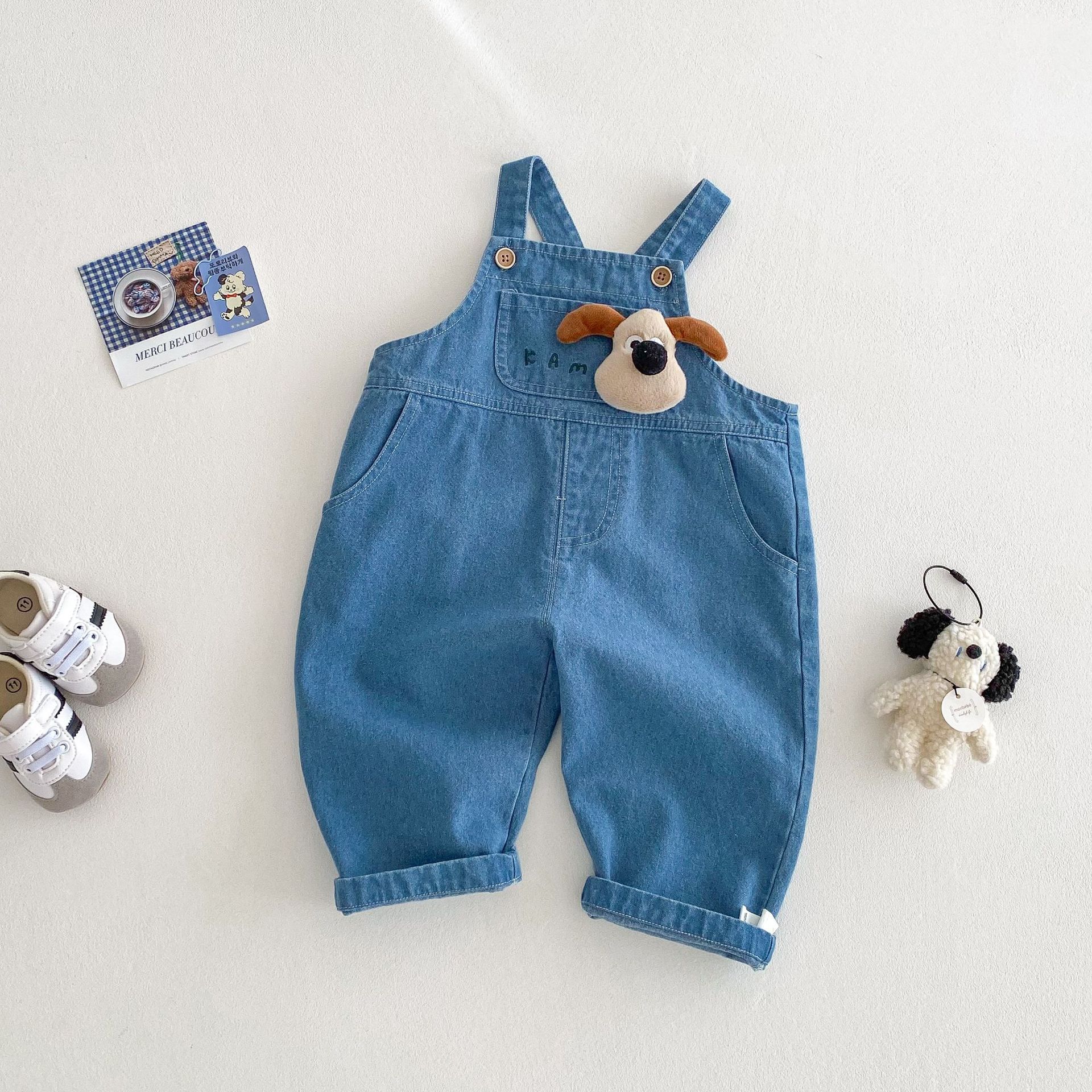 Children's cartoon spring overall for boys