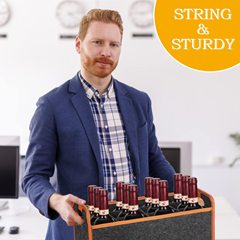 メーカー供給 ギフトバッグ 収納バッグ フェルトバッグ フェルトハンドバッグ フェルトトートバッグ 12区画ワインバッグ