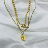 Necklace, advanced design chain for key bag , 2022 collection, light luxury style, internet celebrity