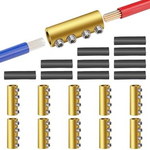 Linkstyle 10Pcs 6 Awg Gauge Wire Connector Nut Kit,80A Splice Quick Connection