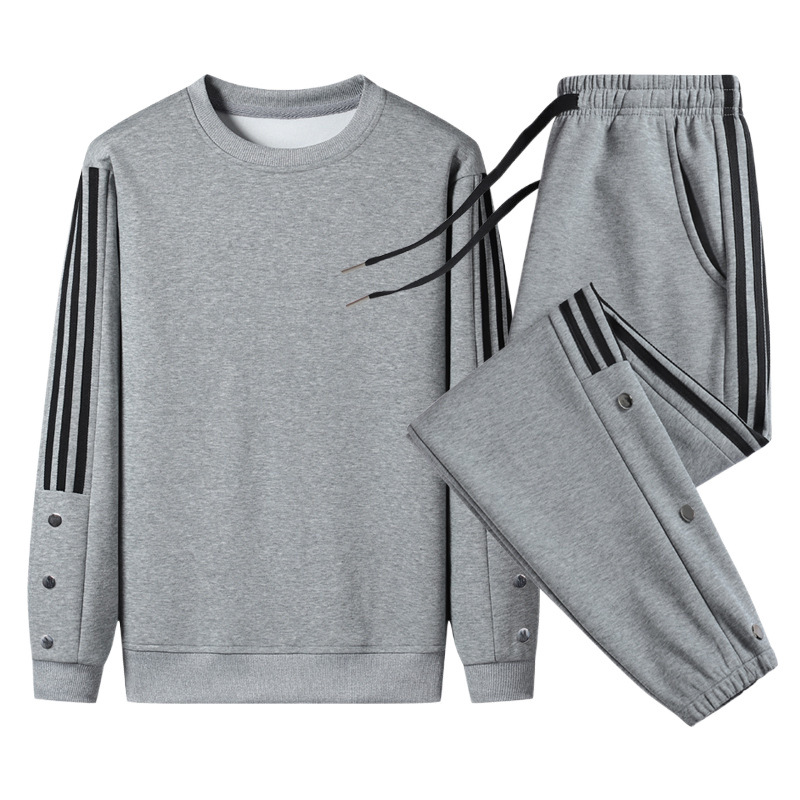 2023 otoño nuevo hermoso y cómodo cuello redondo botón decoración casual suéter traje