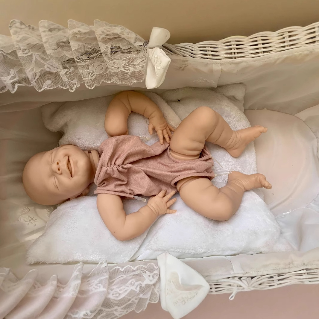 Reborn Doll Kit de Abril real softh Touch piezas de la muñeca sin pintar