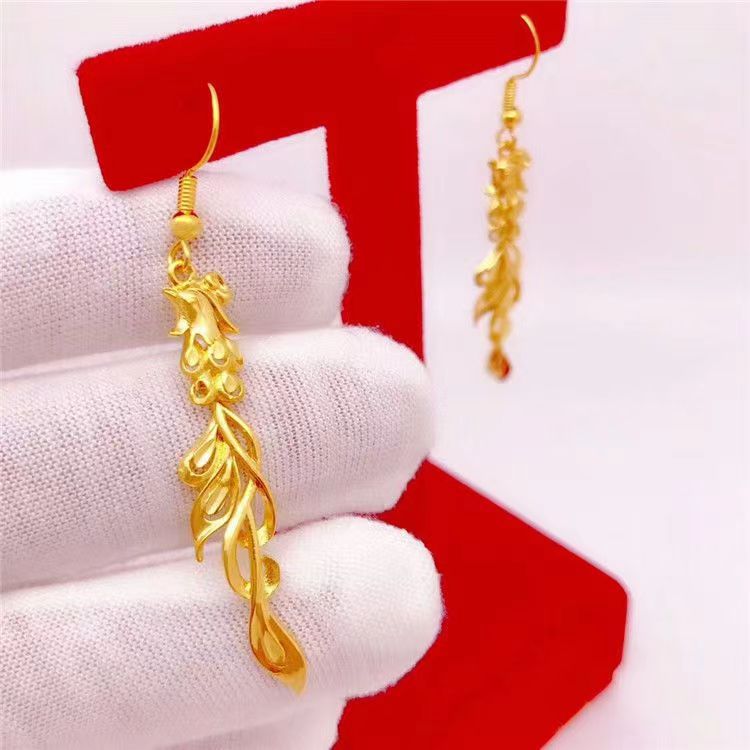 Long Phoenix, fashionable universal earrings, wholesale