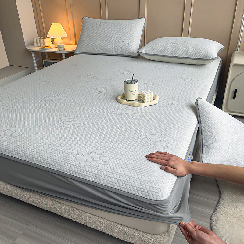 폭력적인 곰 회색 - 장착 시트 유형 [카테고리 A - 상쾌하고 시원하며 숙면]