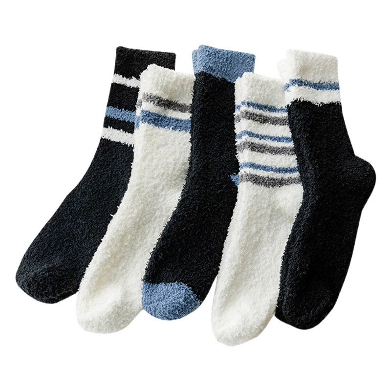 Носки мужской коралловый бархат осенью и зимой бархат утолщен