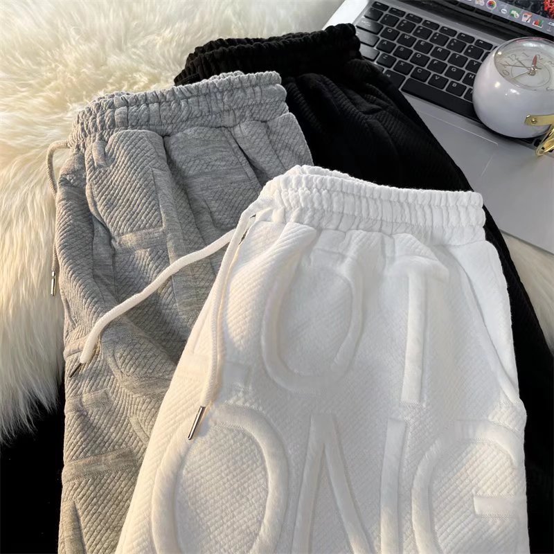Men's Shorts Foam Letter High Street Pants, Summer Men's Shorts, Hip-hop Trendy Brand, Niche Design, Versatile Capris_voghion.com