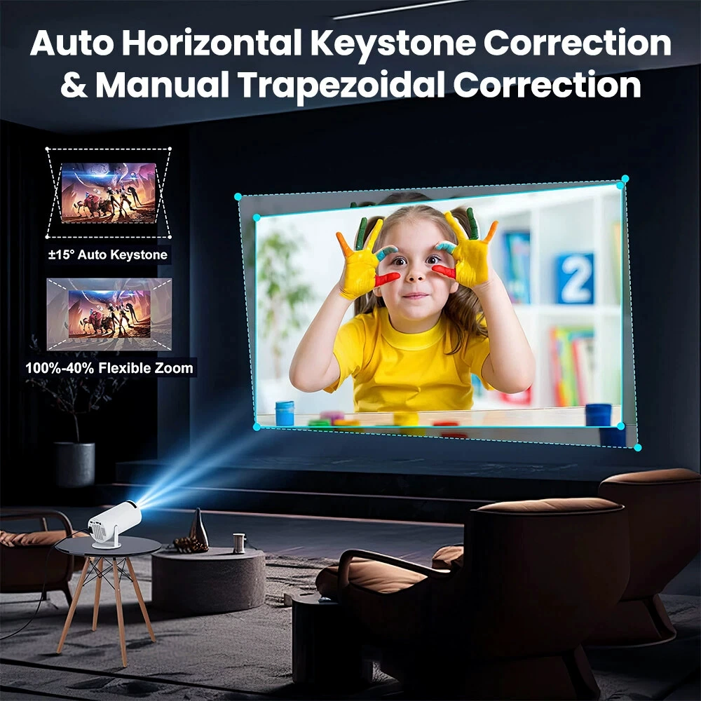 Торговля через границу зарубежная версия HY300 ствол проектора 4k домашний мини Андроид проекция