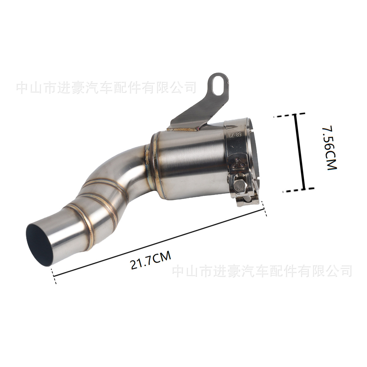 Suitable for Motorcycle Modification Kym Duke 390Adv Modified Exhaust Pipe Stainless Steel Middle Section Factory Direct