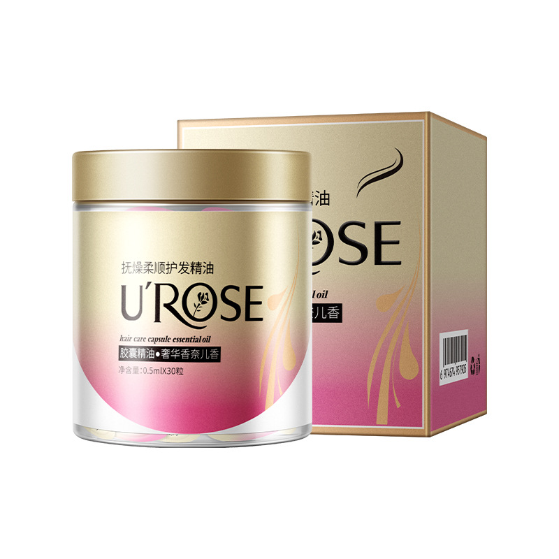 Oil contains rose, hair mask for curly hair, perfumed cream, conditioner strongly flavoured, for hair care 5