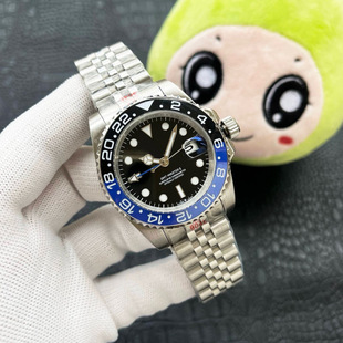 Factory C Can Ship Cola Circle Green Gmt Foreign Trade Watches from the Source 3285 Niji Mechanical Men's Watches