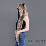 Бархатная мультяшная шапка, шарф, перчатки, европейский стиль