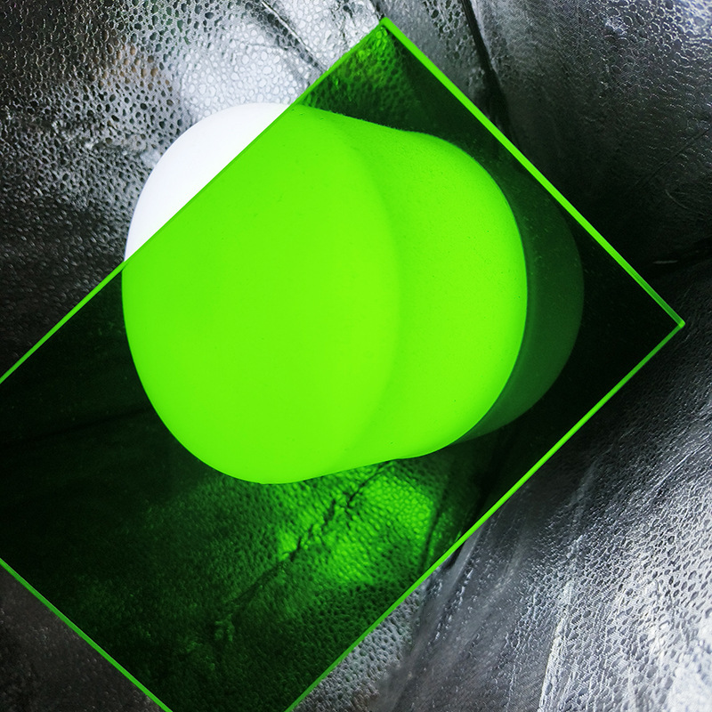 透明绿色亚克力板加工35810mm深绿草绿荧光绿有机玻璃板雕刻切割