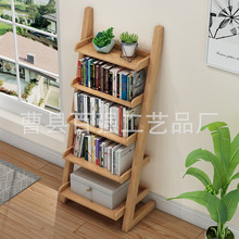 客厅卧室书房置物架落地靠墙家用纳架简约批发实木书架简易