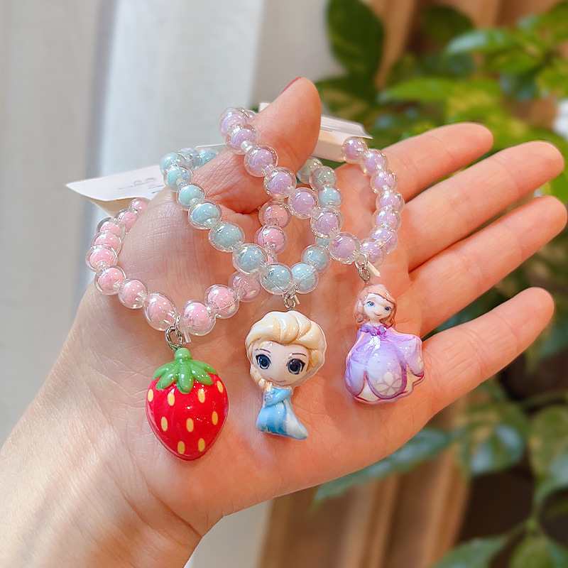 Cute cartoon toy, jewelry for princess, beaded bracelet, Birthday gift