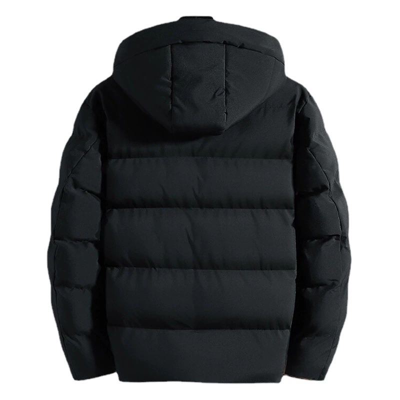 Мужская новая зимняя утолщенная хлопковая куртка, модное брендовое осенне-зимнее пуховое хлопковое пальто с капюшоном, индивидуальная печать и т. д.