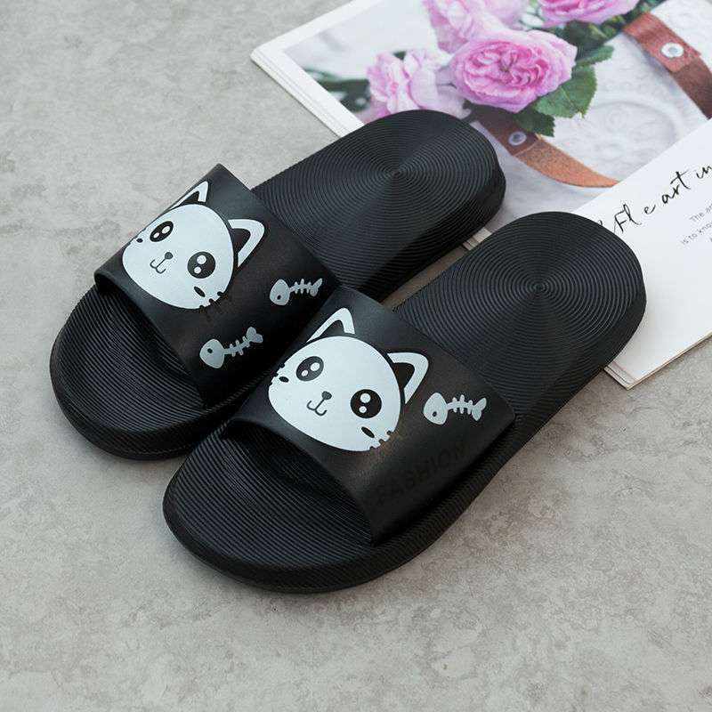 拖鞋女夏天可爱卡通软底室内防滑韩版夏季居家外穿洗澡浴室凉拖鞋|undefined