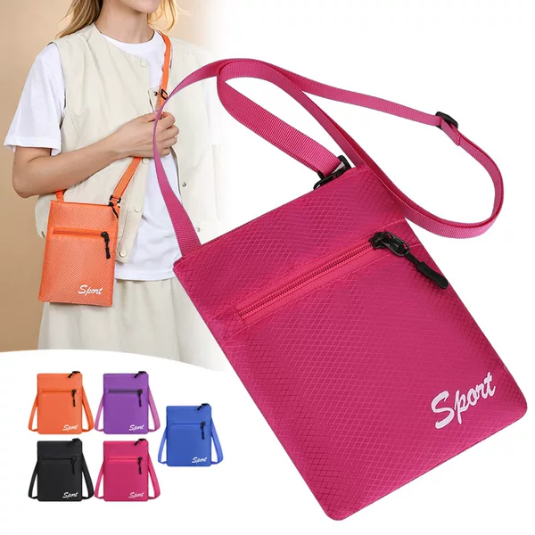 New casual fashion crossbody bag, multi-layer shoulder bag for women, portable and versatile, trendy phone and coin purse