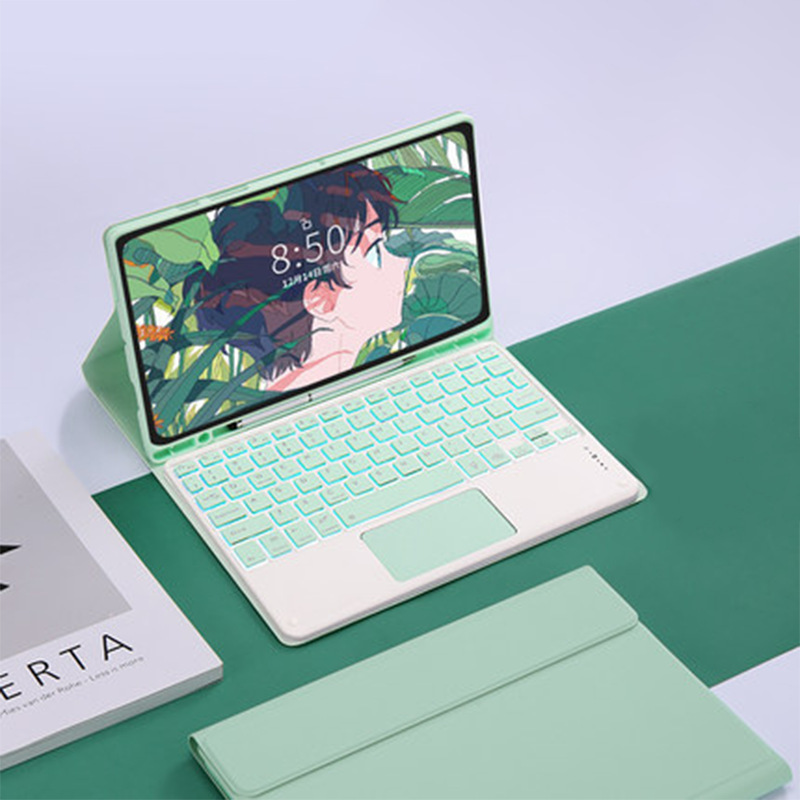 适用三星galaxyTab S10lite蓝牙键盘保护套S9FE触控背光键盘皮套|undefined
