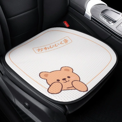 Seat cushion, seat cover – Cushion Cute Car Supplies - winnie-the-poole-white-square-pad-1