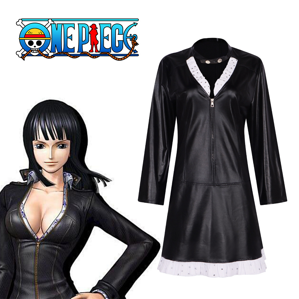 海賊王cos服草帽海賊團妮可羅賓裝1代連衣裙cosplay服扮演服女裝