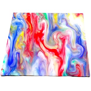 PMMA Tang Color Fancy Flower Colorful Sunset Pattern Wall Decoration Boutique Gift Box Exquisite Small Pendant Plexiglass