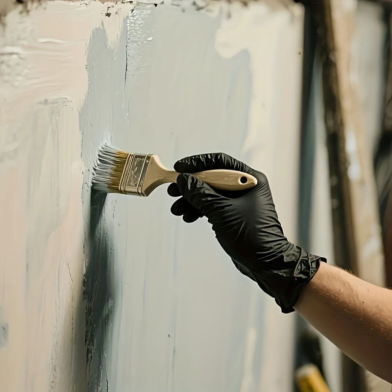 Guantes de nitrilo desechables para cocina especial de nitrilo negro protector impermeable PVC lavado de platos