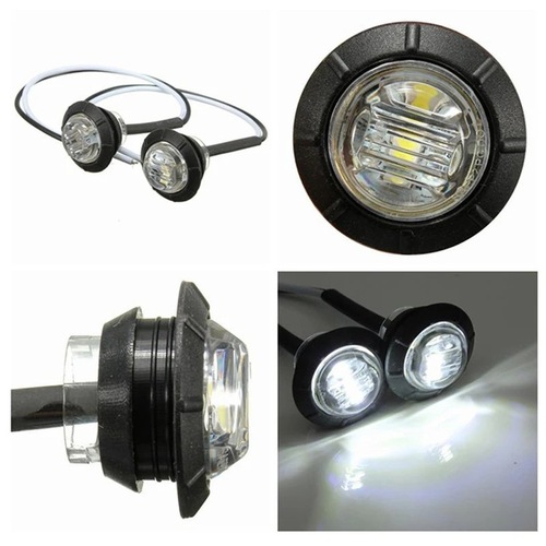 3-LED truck side light small round light 12V/24V gap light marking light signal light turn signal light warning light color light