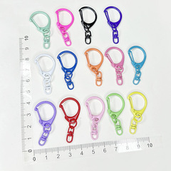 Acrylic D buckle factory small batch D-shaped buckle small eight-character rotation key source factory shipped in seconds 1