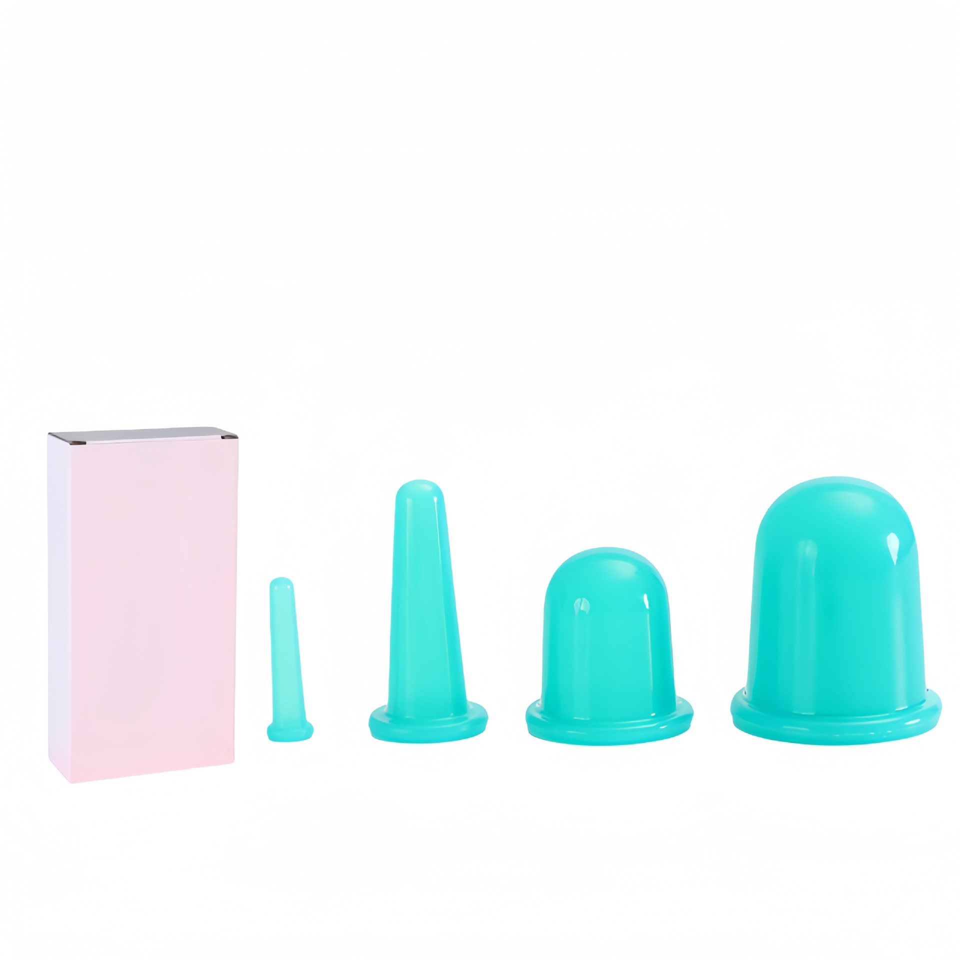 Fábrica de stock de silicona aspirador de calor facial de belleza aceite esencial deslizante doméstico aspirador de silicona al vacío