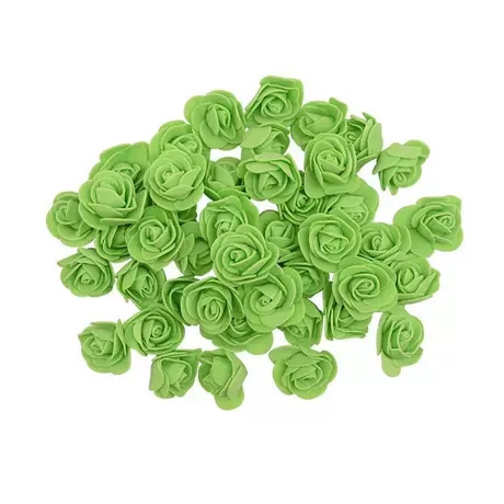 Green foam rose