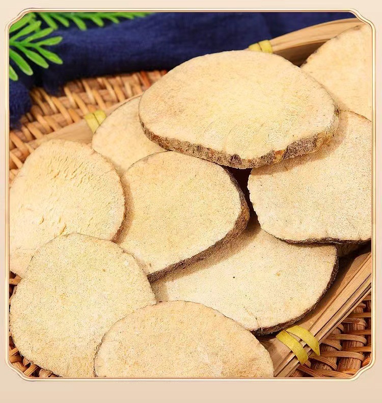 Dried Alisma Slices Ze Xie 泽泻 500g Sichuan Decoction Pieces for Herbal Soup and Tea in use