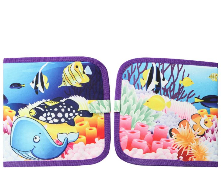 Children's handheld drawing board, cloth book dust-free, chalk, canvas, toy, science and technology
