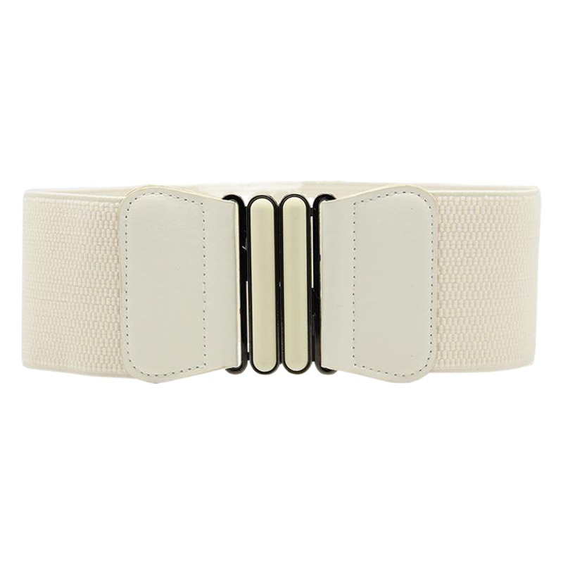 3124 simple Super amplia decoración de las mujeres estilo coreano hebilla de la cintura sello moda todo partido cinturón elástico 90g
