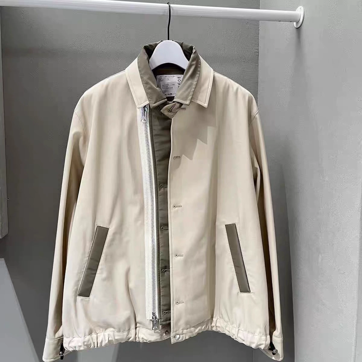 Куртка весенняя для мужчин и женщин FOG SACAI, тренд сезона, оверсайз