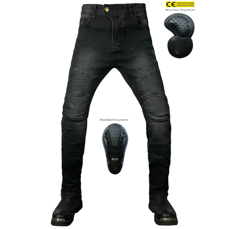 Pantalones de Motociclismo VOLERO Retro para Ciclismo Todoterreno, para Todas las Estaciones, para Viajar al Trabajo, Elásticos, para Carreras, para Hombre