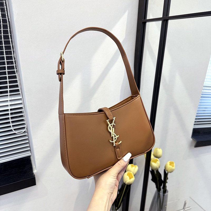 外贸女包新款感时尚腋下包流行百搭单肩包PU leather women's bag|undefined