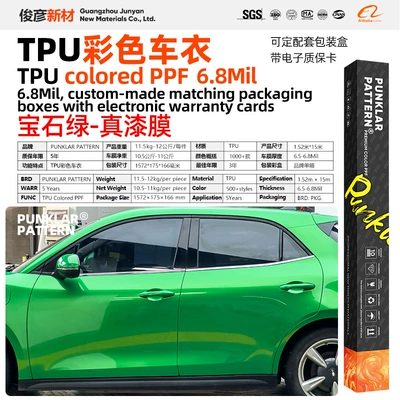 Body Color Change Heat Repair — Car paint protective film - tpusapphire-green-152m-15m-roll