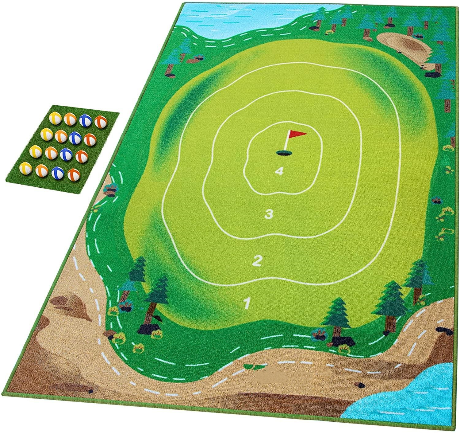 TheCasualgolfgameSet ocio Golf juego golf golpeando Mat estera juego novato