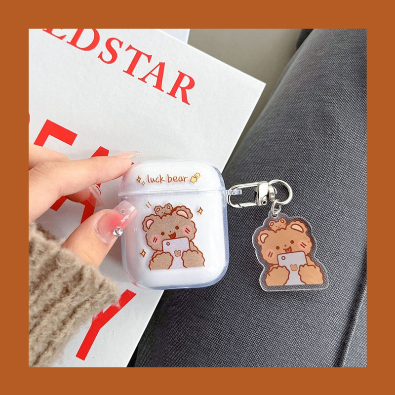 Wireless Headphone airpodspro2 Apple Headphone Case airpods Second Generation Transparent 4/3 Generation Headphone Case