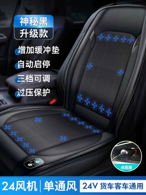 Ice Silk Breathable Truck Cooling – Cool pad - 24v-black-semiconductor-refrigeration-model-24-core-ice-engine-start-and-stop