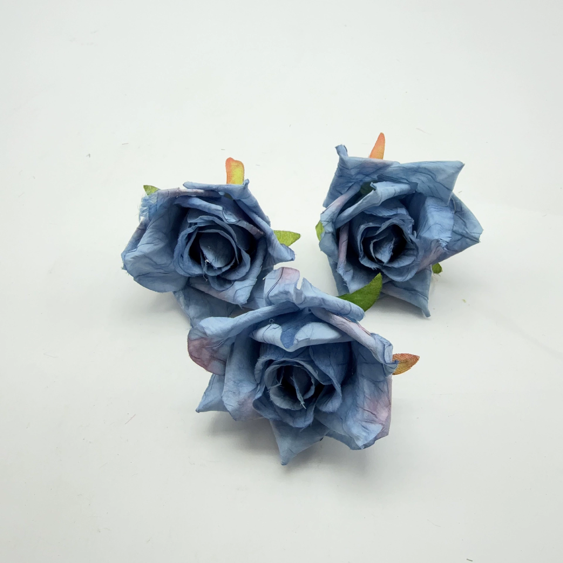 Новые искусственные розовые шелковые цветочные головки 7 см, завитые, для самостоятельного изготовления гирлянд, корсажей, свадебных аксессуаров, домашнего декора, оптом