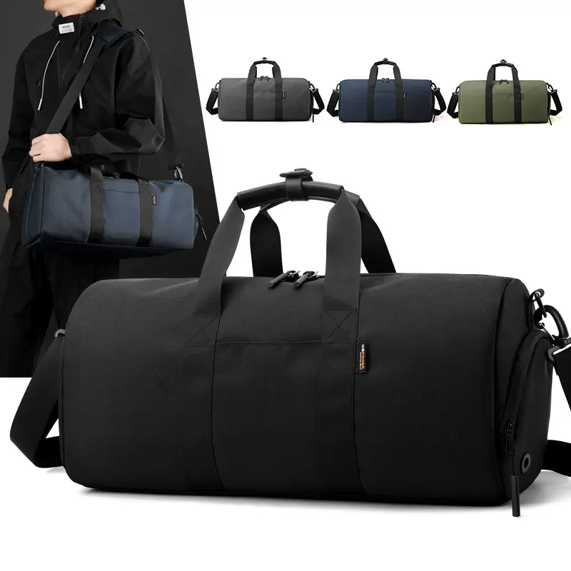 WEPOWER新款纯色简约健身包多功能瑜伽包大容量干湿分离旅行包