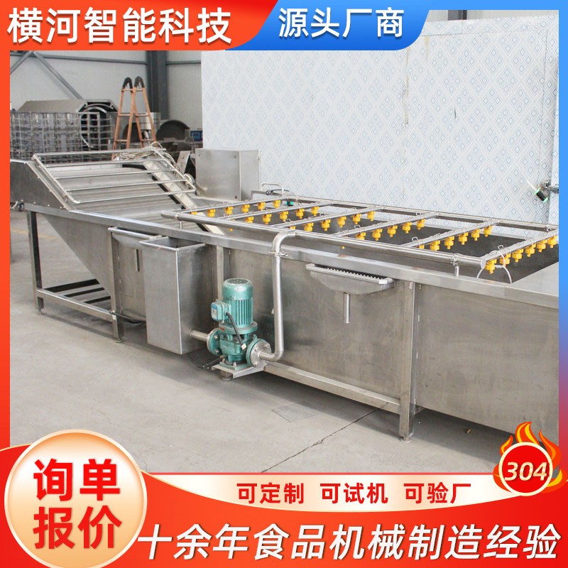 大型果蔬清洗机去农残设备 香菇萝卜土豆去污洗菜机 气泡清洗机器